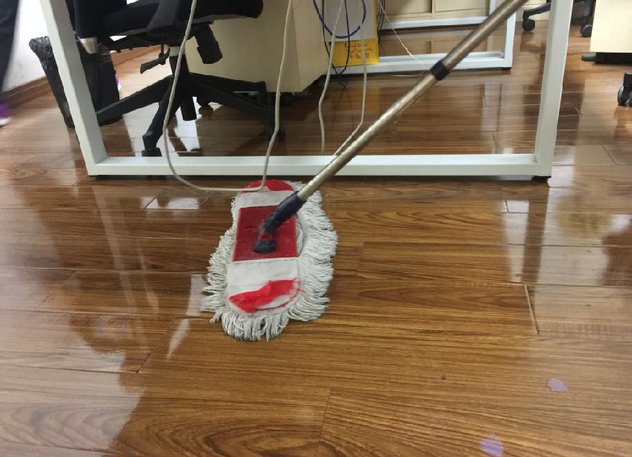 合江县木地板保洁案例